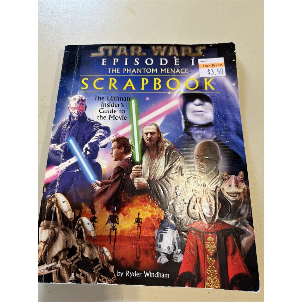 Star Wars Book Episode 1 The Phantom Menace Scrapbook Paperback